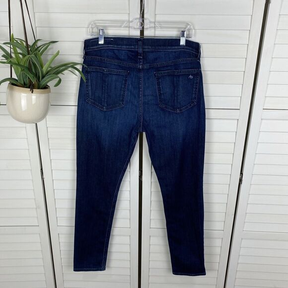 Rag & Bone Jeans Revolve High Rise Skinny Clean Kingsbury Pants Womens Size 29 - Picture 5 of 10